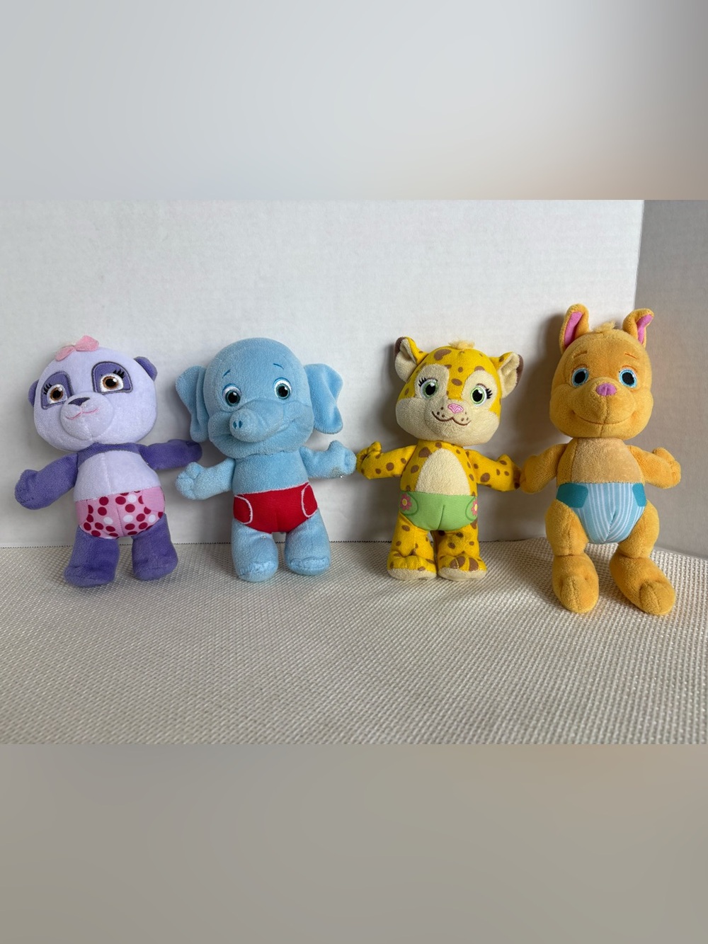 Word Party Plush Lot of 4:  Lulu, Franny, Bailey, Kip  Netflix 2017 Jim Henson